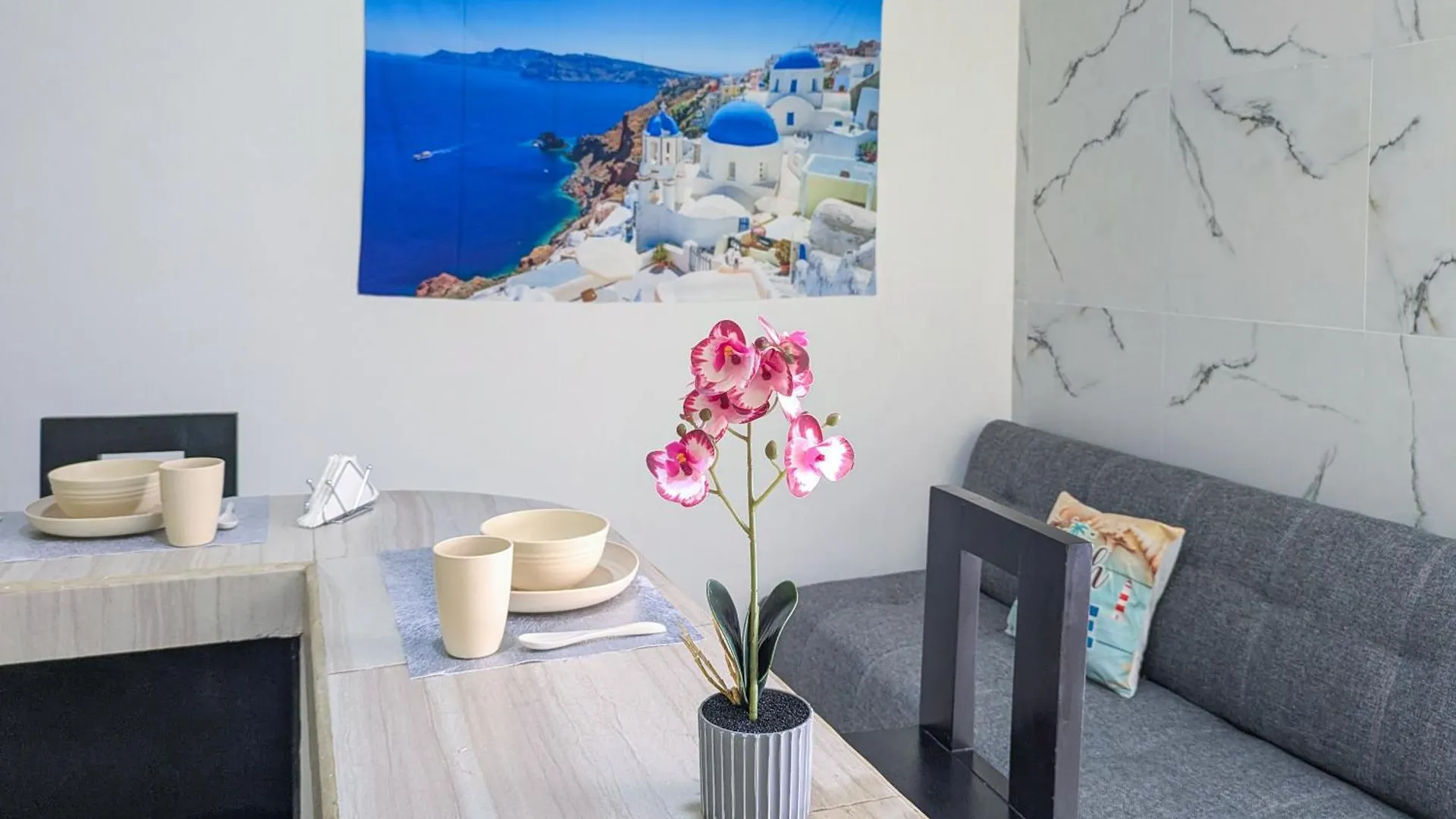 B1 Romantic Beachside Escape Capri Theme Memory Foam Queen Bed Kitchen Ac Playa del Carmen 0*,
