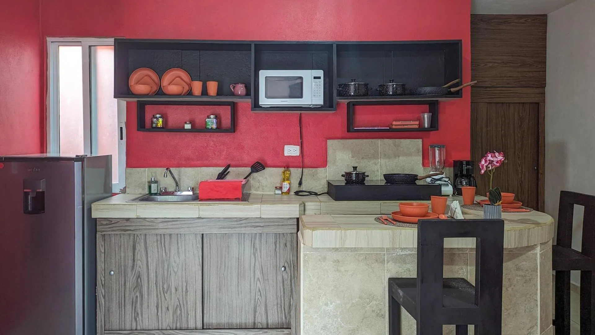 500M To Beach Cenote L Memory Foam Beds L Kitchen Bikes Ac 1B8B Playa del Carmen Appartement
